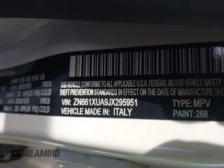 2018 Maserati Levante z VIN ZN661XUA9JX295951, wystawiony jako IAAI lot #41735398 z przebiegiem 32 367 mil mil oraz . Historia ofert i sprzedaży dostępna na DreamBid. Obrazek 9.