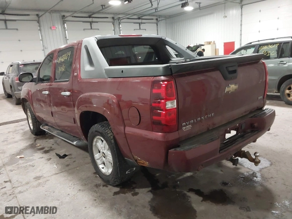 2009 Chevrolet Avalanche LT w/2LT with VIN 3GNFK22029G274846, listed as a IAAI auction lot 41488129 with 0 mi miles. Bid and sale history available at carsss.com. Image 3.