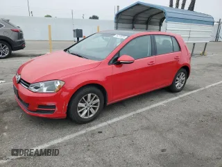 2015 Volkswagen Golf TSI S z VIN 3VW217AU5FM031649, wystawiony jako Copart lot #54218335 z przebiegiem 78 519 mil mil oraz Czysty tytuł • Clean title. Historia ofert i sprzedaży dostępna na DreamBid. Obrazek 1.