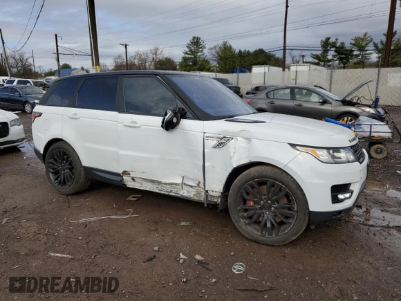 2016 Land Rover Range Rover Sport Dynamic z VIN SALWR2EF9GA549492, wystawiony jako Copart lot #49112095 z przebiegiem 118 482 mil mil oraz Szkoda całkowita • Salvage title. Historia ofert i sprzedaży dostępna na DreamBid. Obrazek 4.