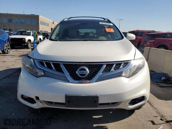 2013 Nissan Murano SV with VIN JN8AZ1MWXDW310047, listed as a Copart auction lot 69768364 with 69,999 mi miles and Salvage Title. Bid and sale history available at carsss.com. Image 5.