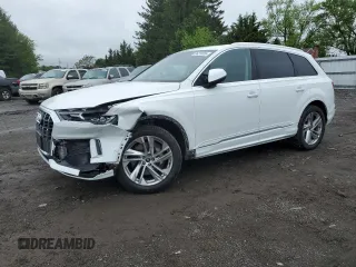 2021 Audi Q7 Premium Plus with VIN WA1LXAF70MD013083, listed as a Copart auction lot 56216055 with 71,581 mi miles and Salvage title. Bid and sale history available at DreamBid. Image 1.