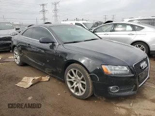 2012 Audi A5 2.0T Premium Plus with VIN WAULFAFR7CA001522, listed as a Copart auction lot 49474165 with 126,203 mi miles and Salvage Title. Bid and sale history available at carsss.com. Image 4.