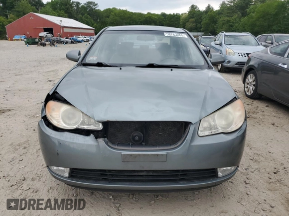 2009 Hyundai Elantra SE z VIN KMHDU46D49U807467, wystawiony jako Copart lot #58783865 z przebiegiem 118 110 mil mil oraz Czysty tytuł • Clean title. Historia ofert i sprzedaży dostępna na DreamBid. Obrazek 5.