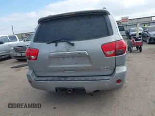 2008 Toyota Sequoia Platinum with VIN 5TDBY67A98S017696, listed as a IAAI auction lot 41499083 with 274,117 mi miles. Bid and sale history available at carsss.com. Image 16.