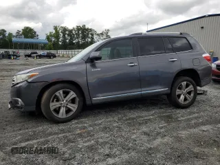 2012 Toyota Highlander Limited с VIN 5TDYK3EH8CS082428, выставлен на аукционе Copart как лот 60888935 с пробегом 214 711 миль миль и Списание • Salvage title. История ставок и продаж доступна на DreamBid. Изображение 1.