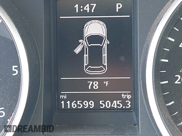 2014 Volkswagen Jetta TDI w/Sunroof & Nav with VIN 3VWPL7AJ2EM615172, listed as a IAAI auction lot 42809695 with 116,599 mi miles and . Bid and sale history available at DreamBid. Image 12.