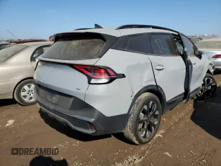 2023 Kia Sportage X-Line with VIN 5XYK6CAF2PG128398, listed as a Copart auction lot 48951035 with 29,738 mi miles and Salvage Title. Bid and sale history available at carsss.com. Image 3.