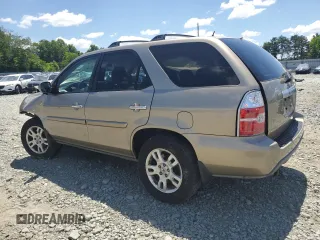 2006 Acura MDX Touring w/Navi with VIN 2HNYD18896H539092, listed as a Copart auction lot 57190874 with 0 mi miles and Salvage Title. Bid and sale history available at carsss.com. Image 2.