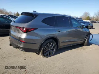 2024 Acura MDX w/A-Spec Package with VIN 5J8YE1H04RL019730, listed as a Copart auction lot 48106455 with 0 mi miles and Salvage Title. Bid and sale history available at carsss.com. Image 3.