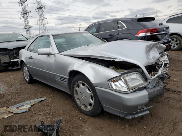 1993 Mercedes-Benz 300 with VIN WDBFA61EXPF081339, listed as a Copart auction lot 51856145 with 159,918 mi miles and Salvage Title. Bid and sale history available at DreamBid. Image 4.