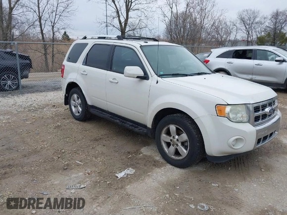 2011 Ford Escape Limited with VIN 1FMCU9EG6BKA51405, listed as a IAAI auction lot 42007801 with 162,904 mi miles. Bid and sale history available at carsss.com. Image 1.