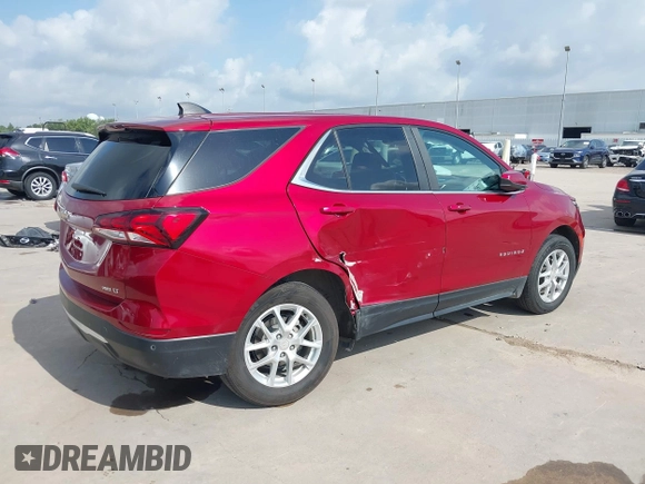2022 Chevrolet Equinox LT with VIN 3GNAXUEV3NL226434, listed as a IAAI auction lot 42435297 with 68,342 mi miles and . Bid and sale history available at DreamBid. Image 4.