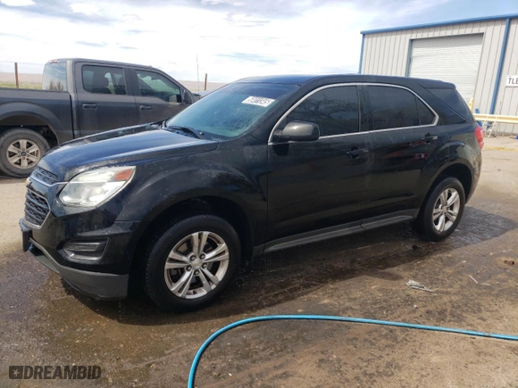 2017 Chevrolet Equinox LS with VIN 2GNALBEK9H1560768, listed as a Copart auction lot 50411345 with 157,414 mi miles and Clean Title. Bid and sale history available at carsss.com. Image 1.