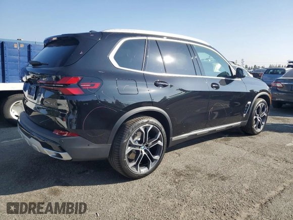 2025 BMW X5 sDrive40i with VIN 5UX13EU09S9Y23879, listed as a Copart auction lot 43774515 with 210 mi miles and Salvage Title. Bid and sale history available at carsss.com. Image 3.
