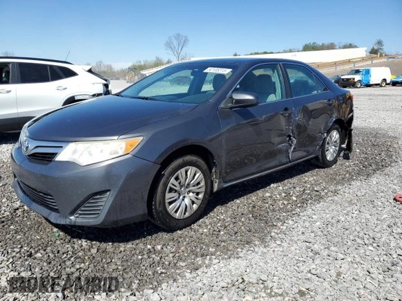 2012 Toyota Camry L with VIN 4T1BF1FK3CU036313, listed as a Copart auction lot 50185315 with 257,471 mi miles and Salvage Title. Bid and sale history available at carsss.com. Image 1.