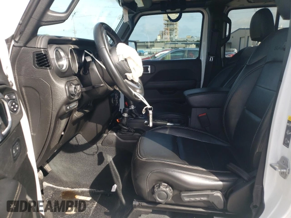 2022 Jeep Wrangler Unlimited Sahara z VIN 1C4JJXP68NW171569, wystawiony jako Copart lot #58955445 z przebiegiem Nie podano mil oraz Szkoda całkowita • Salvage title. Historia ofert i sprzedaży dostępna na DreamBid. Obrazek 7.