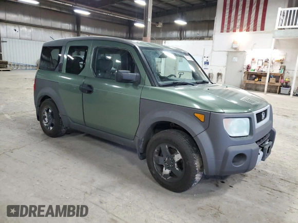 2003 Honda Element EX z VIN 5J6YH28573L035686, wystawiony jako Copart lot #55678465 z przebiegiem 105 585 mil mil oraz Szkoda całkowita • Salvage title. Historia ofert i sprzedaży dostępna na DreamBid. Obrazek 4.