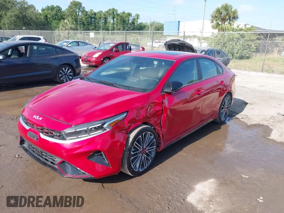 2023 Kia Forte GT with VIN 3KPF44ACXPE618328, listed as a IAAI auction lot 42137484 with 48,691 mi miles and . Bid and sale history available at carsss.com. Image 17.