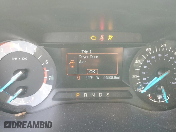 2016 Ford Fusion SE with VIN 1FA6P0H76G5111064, listed as a Copart auction lot 46926745 with 54,508 mi miles and Salvage Title. Bid and sale history available at DreamBid. Image 9.
