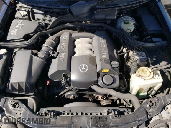 2001 Mercedes-Benz E-Class with VIN WDBJF65J01B325792, listed as a Copart auction lot 76328704 with 101,886 mi miles and Salvage Title. Bid and sale history available at carsss.com. Image 11.