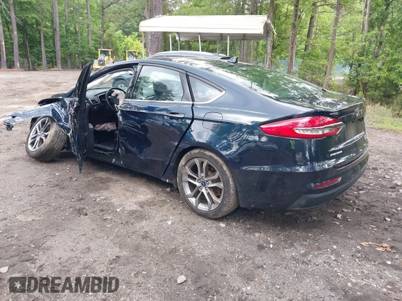 2020 Ford Fusion SEL with VIN 3FA6P0CD1LR180409, listed as a IAAI auction lot 42384311 with 39,163 mi miles and . Bid and sale history available at DreamBid. Image 3.