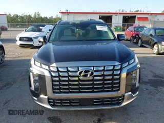 2024 Hyundai Palisade Calligraphy z VIN KM8R74GE2RU677273, wystawiony jako IAAI lot #41989335 z przebiegiem 9 200 mil mil oraz . Historia ofert i sprzedaży dostępna na DreamBid. Obrazek 12.