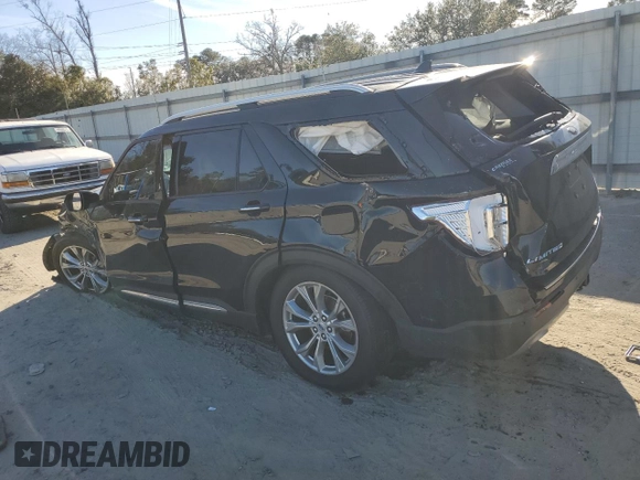 2021 Ford Explorer Limited with VIN 1FMSK7FH7MGC14517, listed as a Copart auction lot 45730845 with 44,469 mi miles and Salvage Title. Bid and sale history available at carsss.com. Image 2.