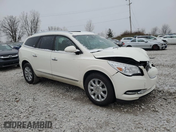 2015 Buick Enclave Premium with VIN 5GAKVCKD1FJ240481, listed as a Copart auction lot 84502444 with Not Provided miles and Salvage Title. Bid and sale history available at DreamBid. Image 4.
