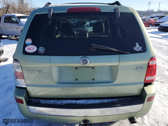 2009 Mercury Mariner with VIN 4M2CU91G29KJ09086, listed as a Copart auction lot 41342835 with 200,207 mi miles and Clean Title. Bid and sale history available at carsss.com. Image 6.