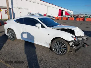 2015 Lexus RC 350 with VIN JTHSE5BC5F5002299, listed as a IAAI auction lot 41420794 with 69,404 mi miles. Bid and sale history available at carsss.com. Image 1.