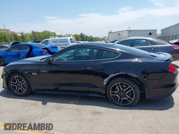 2018 Ford Mustang GT with VIN 1FA6P8CF6J5145784, listed as a IAAI auction lot 42396064 with 47,535 mi miles and . Bid and sale history available at DreamBid. Image 14.