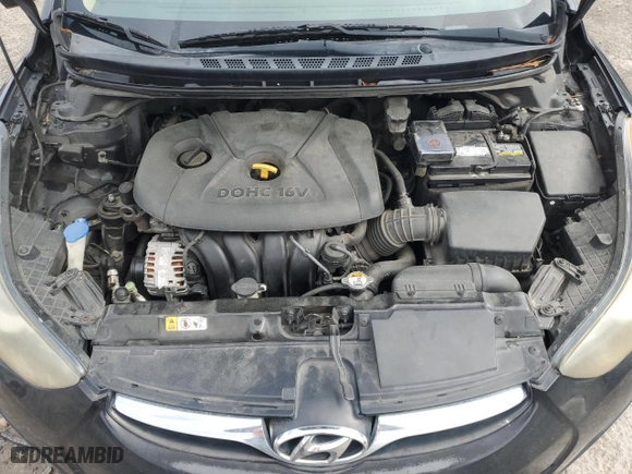 2013 Hyundai Elantra Limited PZEV with VIN 5NPDH4AE8DH204405, listed as a Copart auction lot 50998255 with 241,071 mi miles and Clean Title. Bid and sale history available at carsss.com. Image 11.