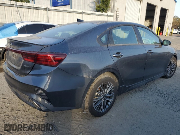 2024 Kia Forte GT-Line with VIN 3KPF54ADXRE775494, listed as a Copart auction lot 56129215 with Not Provided miles and Salvage Title. Bid and sale history available at carsss.com. Image 3.