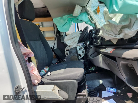 2024 Ford Transit Cargo with VIN 1FTBR1Y88RKA71141, listed as a Copart auction lot 63824945 with Not provided miles and Salvage title. Bid and sale history available at DreamBid. Image 7.