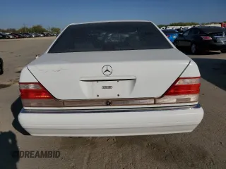 1998 Mercedes-Benz S-Class with VIN WDBGA43G6WA393788, listed as a Copart auction lot 54447505 with 145,142 mi miles and Clean Title. Bid and sale history available at carsss.com. Image 6.