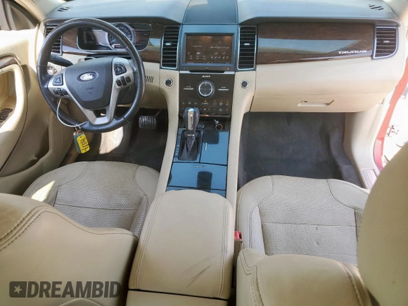 2013 Ford Taurus Limited with VIN 1FAHP2F82DG229404, listed as a Copart auction lot 57982925 with 75,355 mi miles and Salvage title. Bid and sale history available at DreamBid. Image 8.