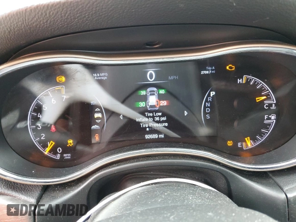 2015 Jeep Grand Cherokee Limited with VIN 1C4RJFBG0FC679986, listed as a Copart auction lot 47557695 with 92,689 mi miles and Salvage Title. Bid and sale history available at carsss.com. Image 9.