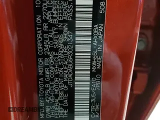 2024 Toyota Prius LE z VIN JTDADABU6R3021347, wystawiony jako Copart lot #51042095 z przebiegiem 1 460 mil mil oraz Szkoda całkowita • Salvage title. Historia ofert i sprzedaży dostępna na DreamBid. Obrazek 13.
