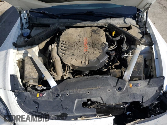 2022 Kia Stinger GT1 with VIN KNAE45LC0N6107838, listed as a Copart auction lot 49623675 with 42,338 mi miles and Salvage Title. Bid and sale history available at DreamBid. Image 11.