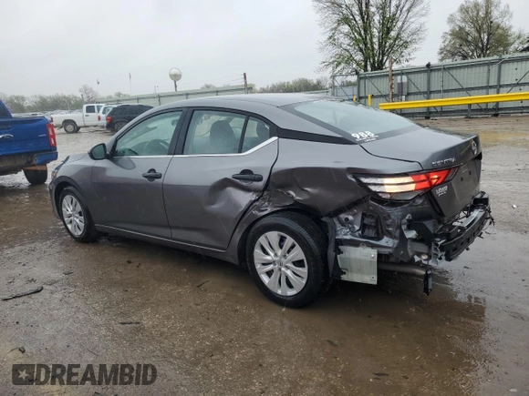 2024 Nissan Sentra S with VIN 3N1AB8BVXRY267318, listed as a Copart auction lot 51851765 with 9,635 mi miles and Salvage Title. Bid and sale history available at DreamBid. Image 2.