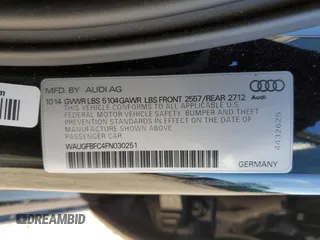 2015 Audi A6 with VIN WAUGFBFC4FN030251, listed as a Copart auction lot 49065174 with 153,859 mi miles and . Bid and sale history available at DreamBid. Image 12.