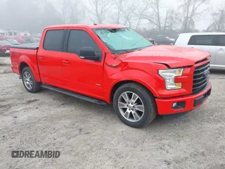 2016 Ford F-150 XL with VIN 1FTEW1CP9GKD03358, listed as a IAAI auction lot 41057089 with 104,573 mi miles and . Bid and sale history available at DreamBid. Image 1.