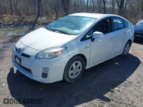 2010 Toyota Prius II with VIN JTDKN3DU3A0138853, listed as a IAAI auction lot 41847622 with 171,773 mi miles. Bid and sale history available at carsss.com. Image 2.