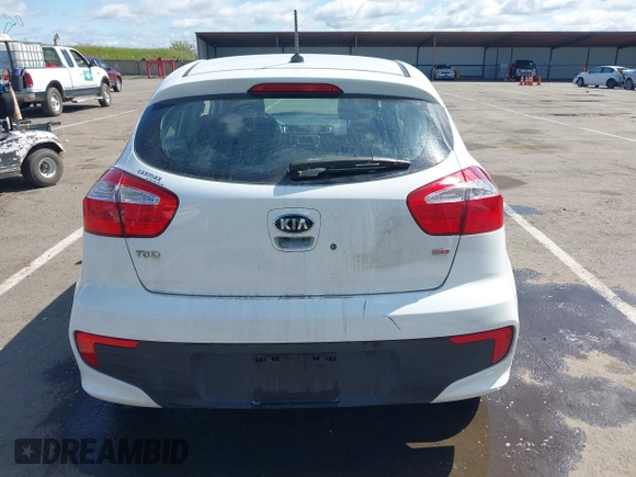 2016 Kia Rio LX with VIN KNADM5A37G6676302, listed as a IAAI auction lot 41937880 with 51,599 mi miles and . Bid and sale history available at DreamBid. Image 16.