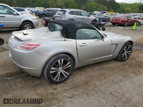2008 Saturn Sky with VIN 1G8MC35B28Y118076, listed as a Copart auction lot 51433805 with 75,537 mi miles and Salvage Title. Bid and sale history available at carsss.com. Image 3.