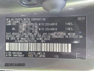2021 Lexus NX with VIN JTJSARDZ8M2253108, listed as a IAAI auction lot 41790614 with 106,216 mi miles. Bid and sale history available at carsss.com. Image 9.