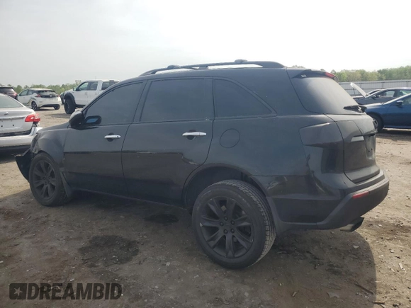2012 Acura MDX Advance with VIN 2HNYD2H68CH526883, listed as a Copart auction lot 54372375 with 224,054 mi miles and Salvage title. Bid and sale history available at DreamBid. Image 2.