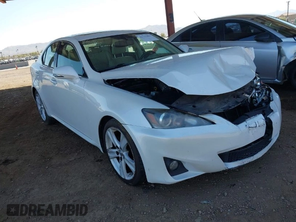 2012 Lexus IS 250 with VIN JTHBF5C28C5182537, listed as a IAAI auction lot 41723451 with 95,988 mi miles and . Bid and sale history available at DreamBid. Image 1.