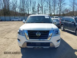 2022 Nissan Armada SL with VIN JN8AY2BC6N9162660, listed as a IAAI auction lot 41651101 with 35,726 mi miles. Bid and sale history available at carsss.com. Image 12.